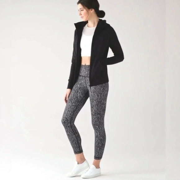 Lululemon Wunder Under Feather Jacquard Leggings - Picture 1 of 4